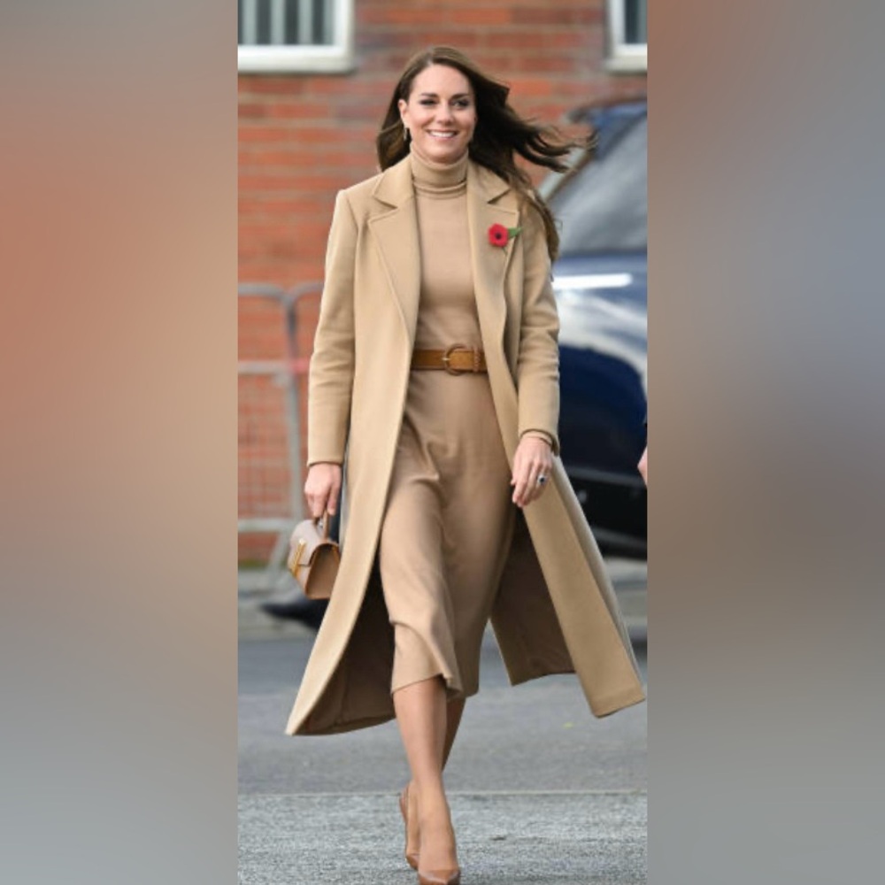 50% OFF New MICHAEL Michael Kors Camel-Color Fall Wrap Coat Size Small
